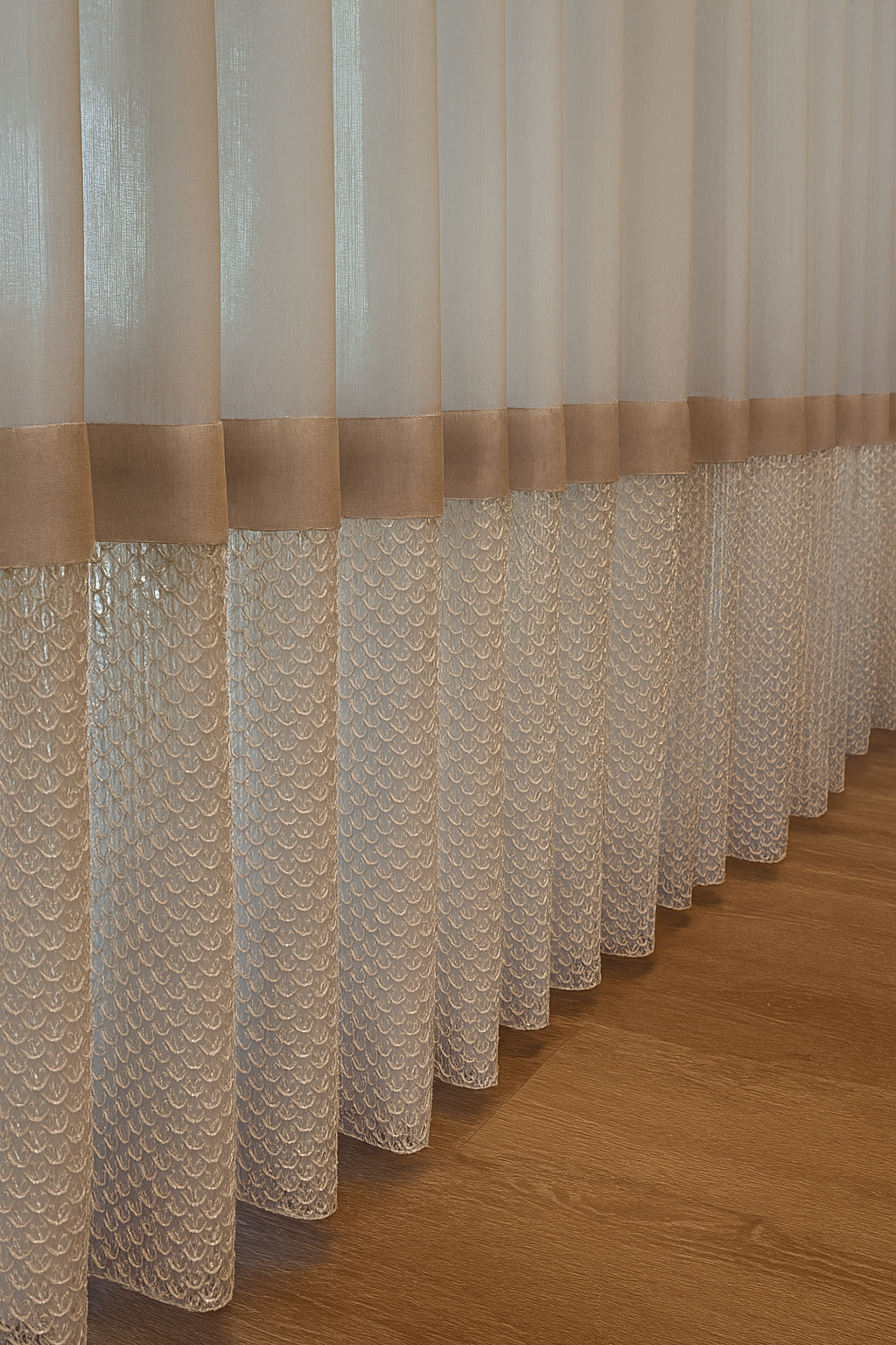 Cortina sob medida em tecido luxo