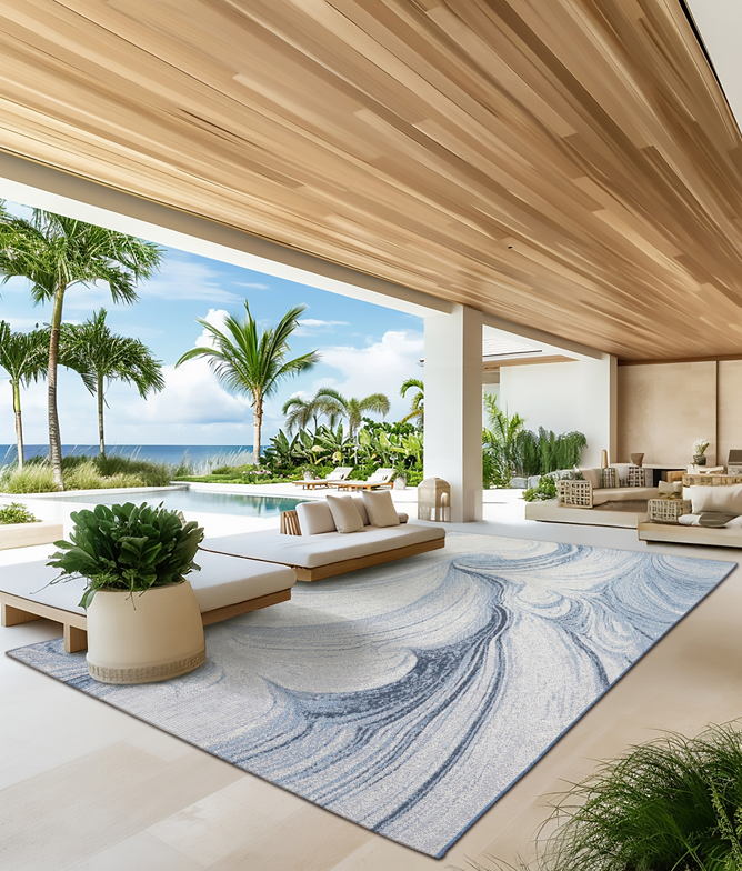 Tapete de luxo em sala contemporânea